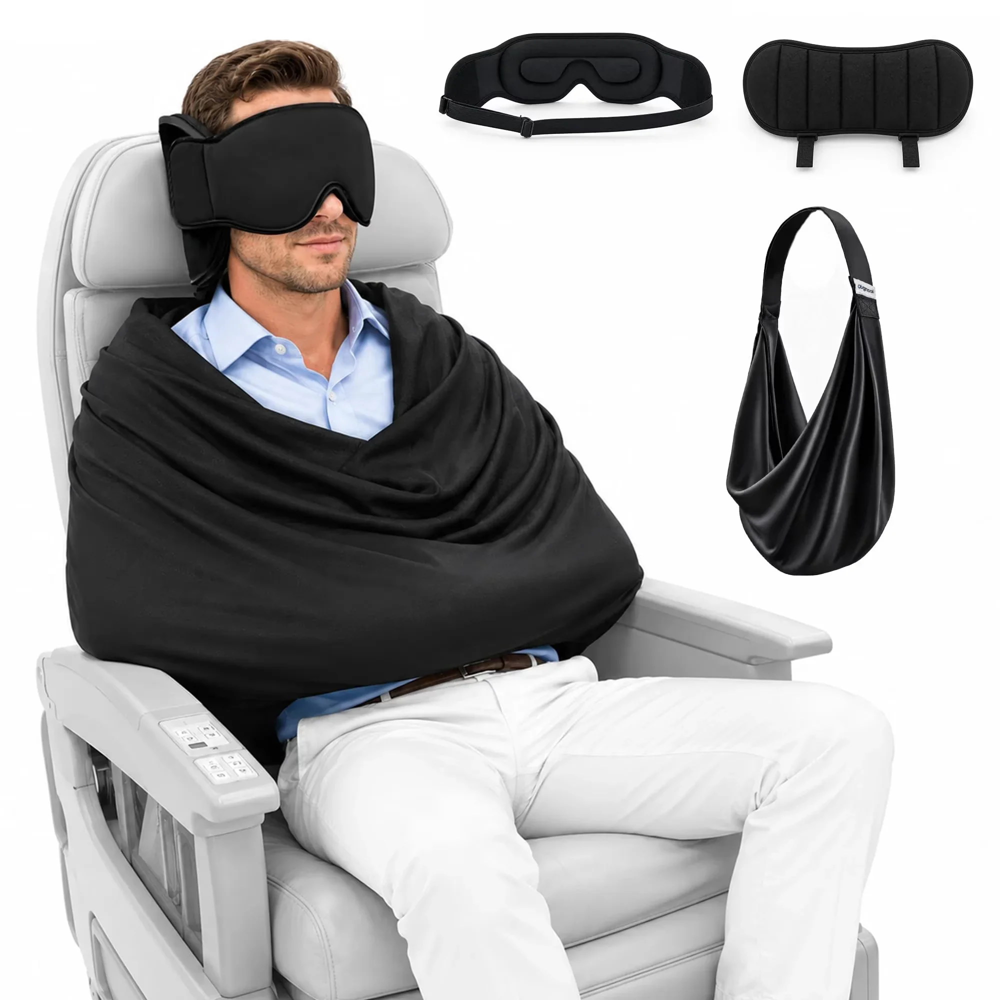 Travel Accessories Long Flight - 3-in-1 Airplane Sleep Support System Plane