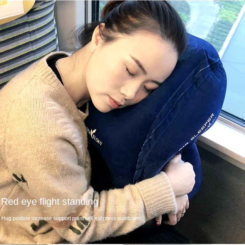 Inflatable Travel Pillow Trave - Travel Accessories Long Flight review and price