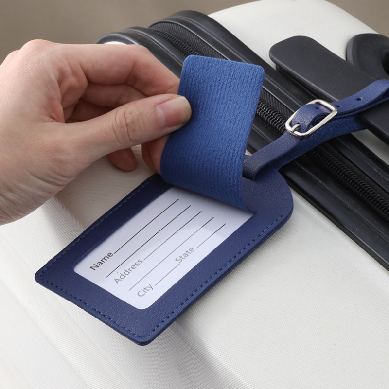 Women Men Luggage Tags PU Leat - Travel Accessories Aesthetic review and price