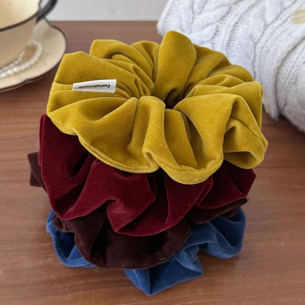 Korean-style minimalist velvet - Travel Accessories Aesthetic review and price