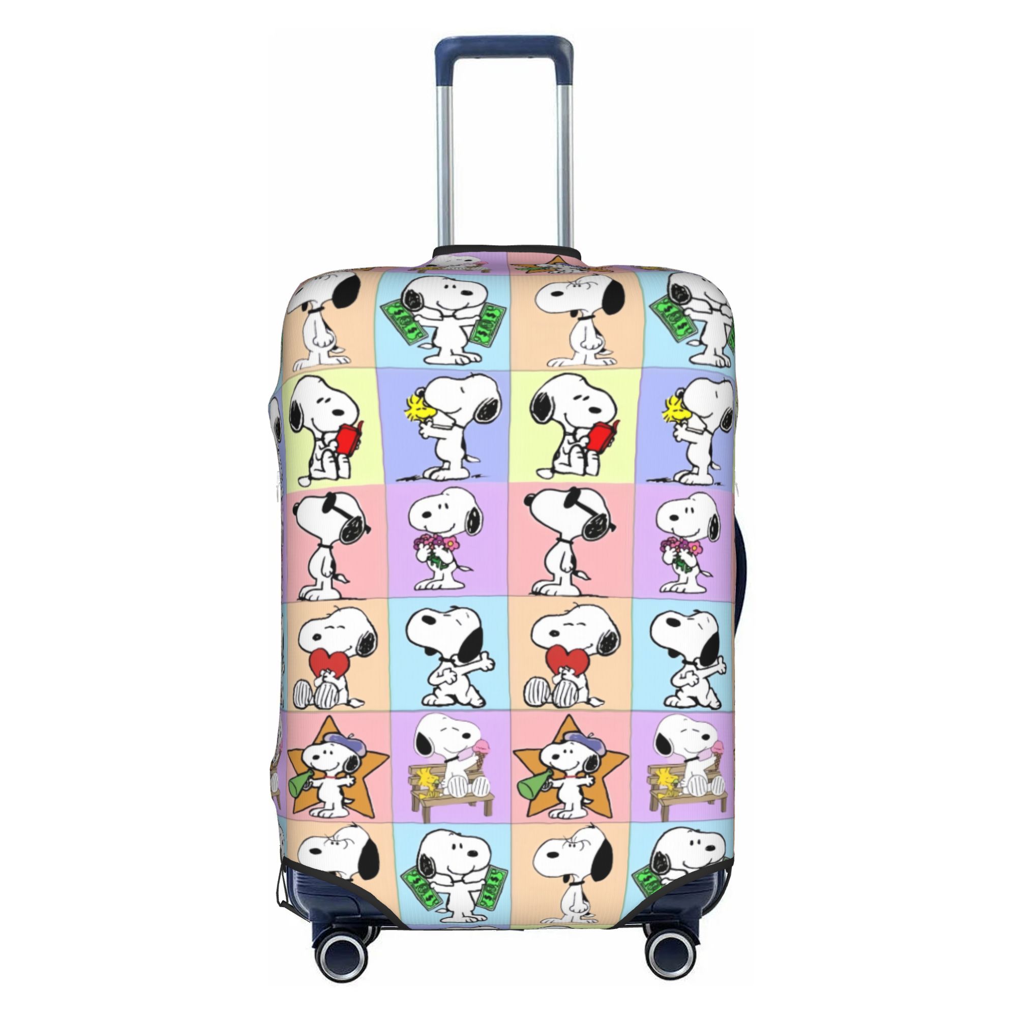 Anime Dog Checkered Plaid  S-S - Luggage Cover Protector review and price