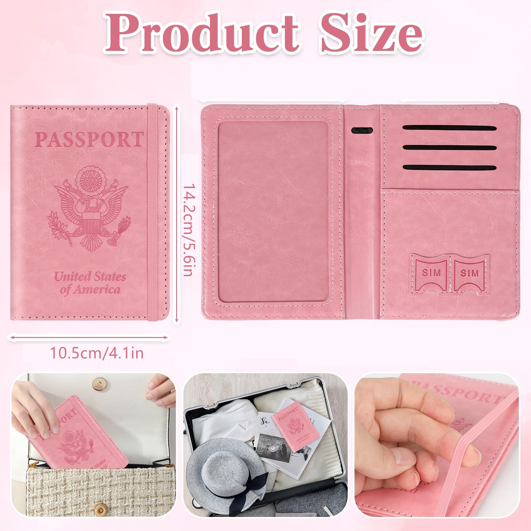 Passport Holder for Travel, Rf - Travel Accessories Wallet review and price