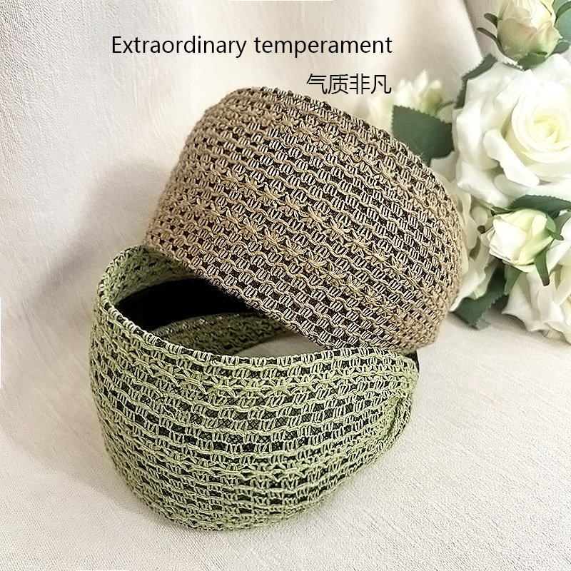 8 Cm Wide-brimmed Headband New - Travel Accessories Aesthetic review and price