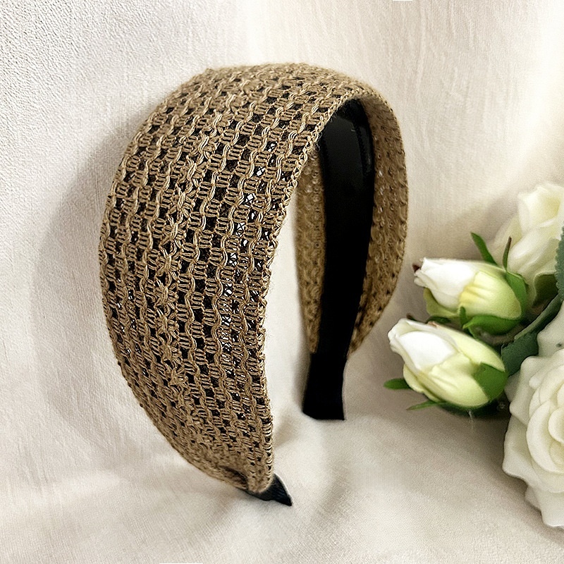 8 Cm Wide-brimmed Headband New - Travel Accessories Aesthetic review and price