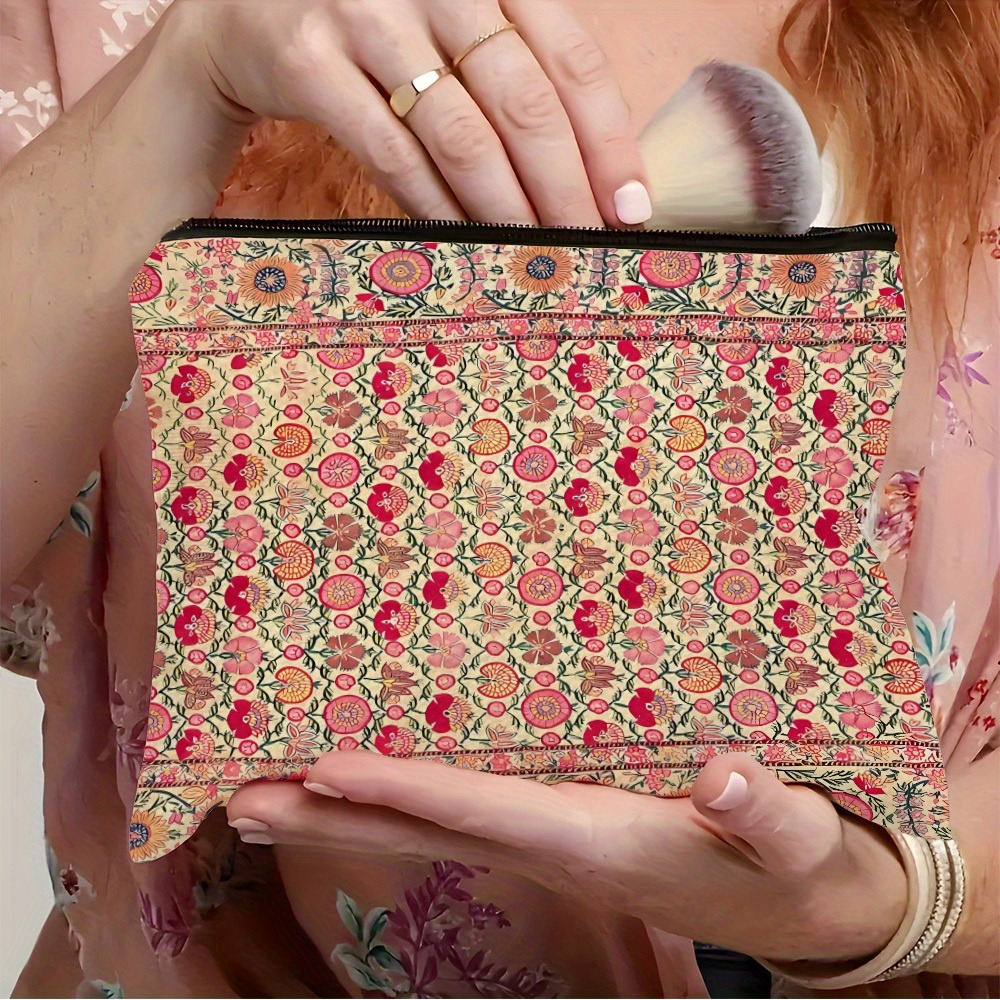 Vintage Bohemian Makeup Bag In - Travel Accessories India review and price