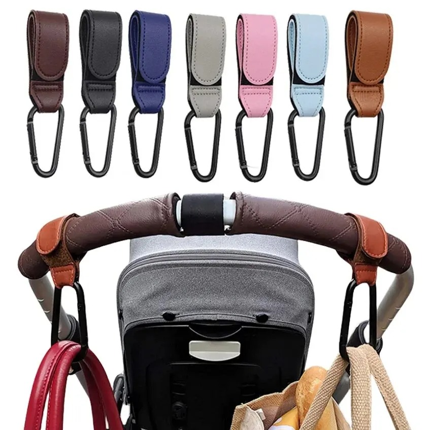 2Pcs Leather Cart Hooks Baby S - Travel Accessories Baby review and price