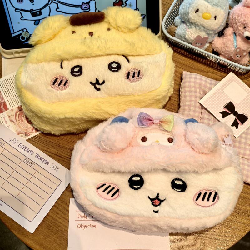Kawaii Anime Plush Pen Case Ca - Luggage Cover Protector review and price