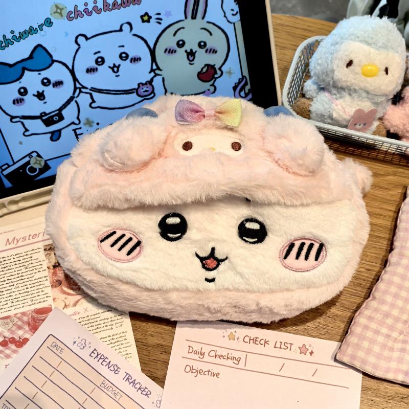 Kawaii Anime Plush Pen Case Ca - Luggage Cover Protector review and price