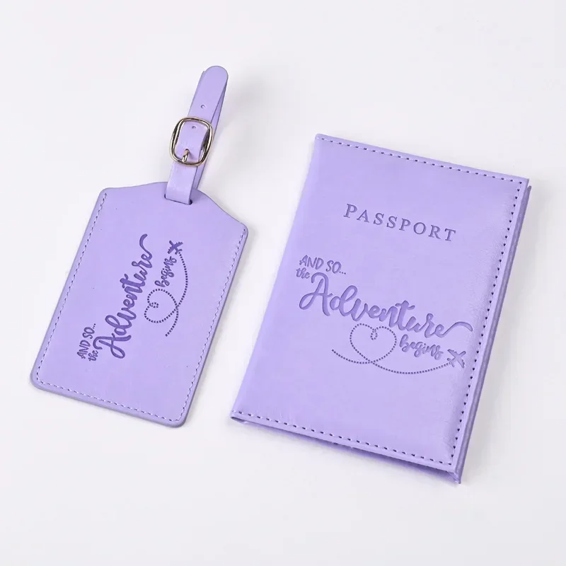 New Purple PU Leather Passport - Luggage Cover Protector review and price