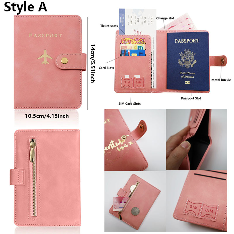 Leather Passport Holder Covers - Travel Accessories Wallet review and price