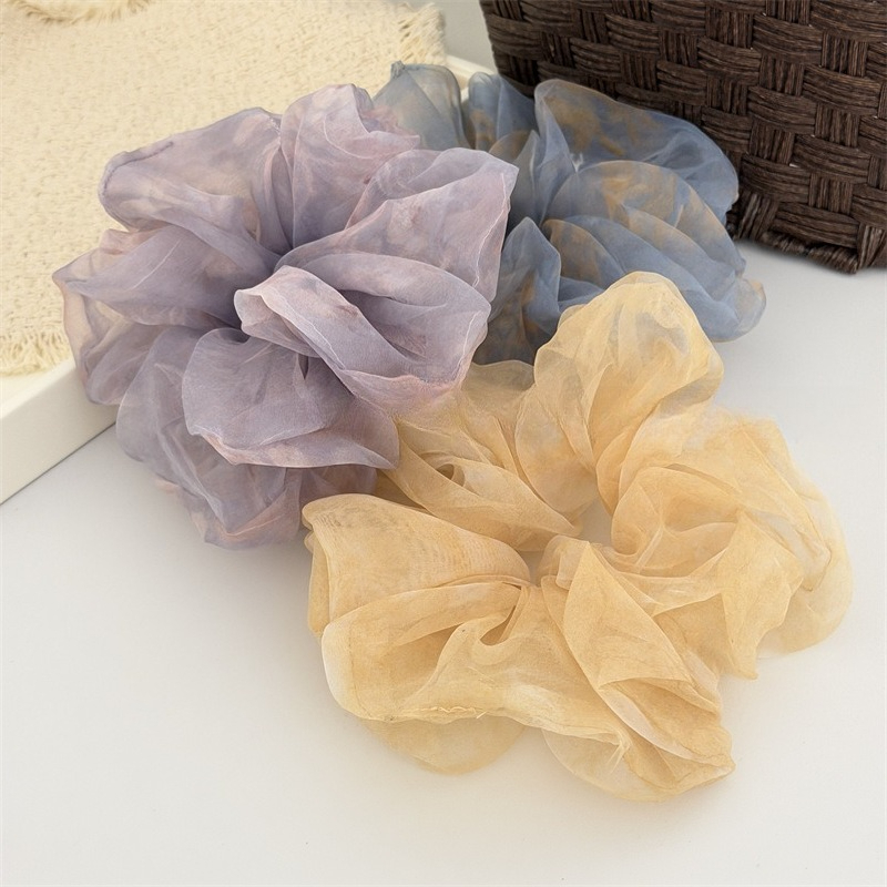 1Pc Hair Scrunchies Oversized  - Travel Accessories Aesthetic review and price