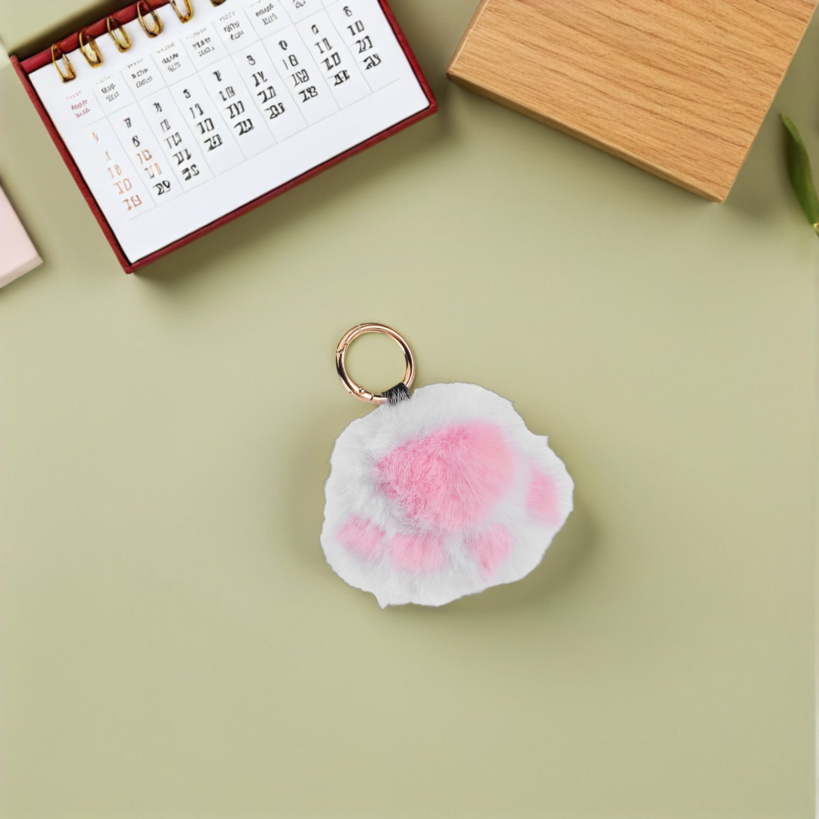 Cute Cat Paw Keychain Charm Pl - Travel Accessories Ideas review and price