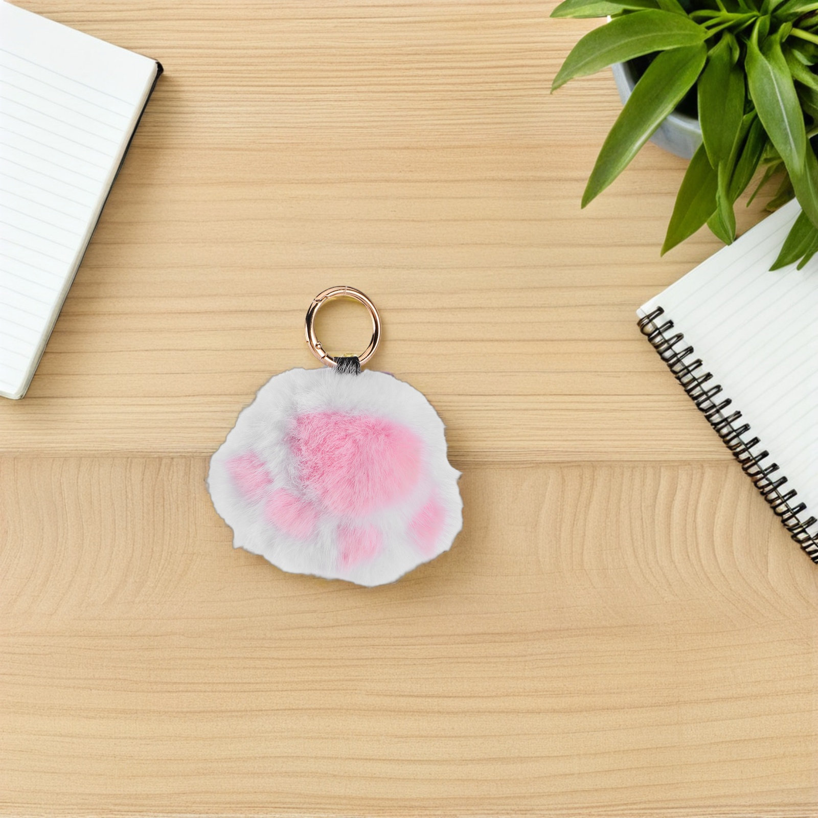 Cute Cat Paw Keychain Charm Pl - Travel Accessories Ideas review and price